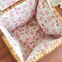 Grand panier en bois recouvert d'herbe de mer avec boîte de rangement en herbe de lafite de qualité supérieure, certifié, vente en gros d'usine