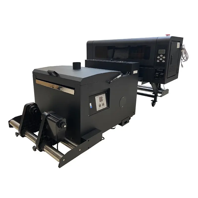 A3 13 polegada dtf Impressoras 33cm xp600 cabeças duplo lado fosco hot peel pet filme de transferência de calor t shirt máquina de impressão