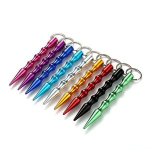 Llavero de Defensa Personal de Aleación de Aluminio, Bolígrafo Táctico, Herramienta de Protección Personal para Exteriores, Opciones de Varios Colores - Product Image 1