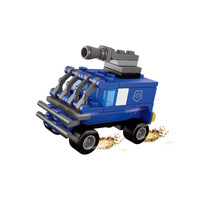 Juego de Bloques de Construcción Educativos Inteligentes de Plástico ABS a Escala 1:32, 6 en 1, Modelo de Coche para Armar, Juguete Unisex para Niños de 5 a 7 Años