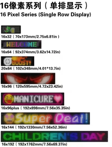 USB Power Programmable <b>LED</b> <b>Sign</b> Indoor Digital Poster for Car IP65 <b>LED</b> Scrolling Messages Display - Product Image 3