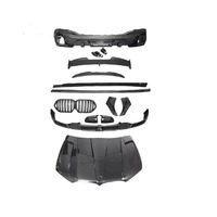 Ortuner LD Style Carbon Fiber Bodykit pour X6M F96 (2019-) Universal Fitment Comprend Front Lip Rear Diffuser Side Bumper