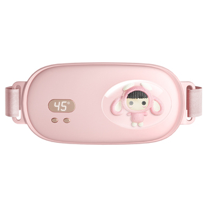 Bantalan pemanas menstruasi tanpa kabel, sabuk pembungkus pinggang wanita, pemijat menstruasi cepat panas dengan tampilan Digital portabel - Product Image 1