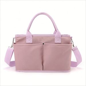 Organizador de Bolsas de Pañales Plegable con Compartimentos Aislados y Correas para Cochecito - Product Image 5