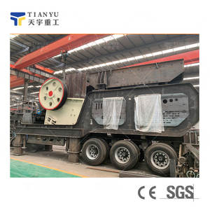 Baumaschinen aggregat Sandstein produktions anlage Reifen <span class=keywords><strong>Mobile</strong></span> Backen brecher Stein zerkleinerung linie - Product Image 5