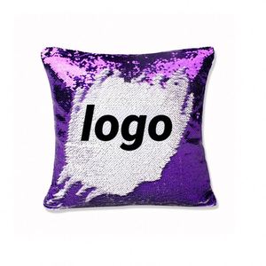 ปลอกหมอนแฟชั่นแบบพลิกเปลี่ยนสีได้ พิมพ์ลายโลโก้ตามสั่ง สินค้าใหม่ - Product Image 1