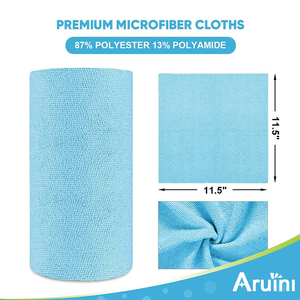 Microfiber Cleaning Cloth Roll BlueShop Towels Sheets Washable, MicrofiberTowels for Cars Reusable <strong>PaperTowel</strong> for House Kitchen - Product Image 3