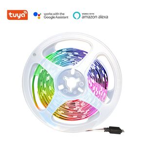 Wifi điều khiển từ xa thông minh nhiều màu <span class=keywords><strong>LED</strong></span> Strip 2A 5M <span class=keywords><strong>12V</strong></span> 5050 IP20 RGB linh hoạt <span class=keywords><strong>LED</strong></span> Strip Lights - Product Image 3