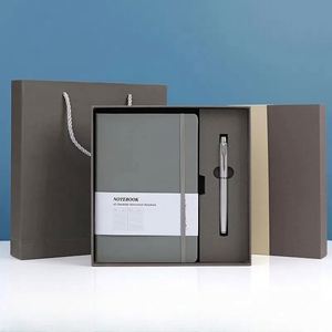 Promotion 2025 Fashion Notebook Box Gift Set With Pen High-End Business Office Notepad Enterprise A5 Business Notebook Gift - Product Image 3