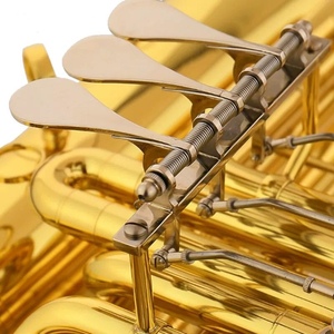 BB grande bronze Tuba quatro teclas Flat-chave instrumento para uso de banda - Product Image 1