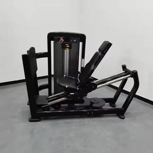 <span class=keywords><strong>Machine</strong></span> d'entraînement des jambes en acier à charge par broche pour usage commercial, équipement de musculation, presse à jambes assise à 45 degrés pour salle de sport - Product Image 2