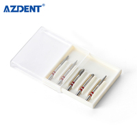 Top vente 5 pièces/boîte dentaire AZDENT zircone diamant fraise Kit
