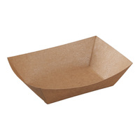 Boîte à repas jetable en forme de bateau, emballage à emporter pour barbecue et aliments frits