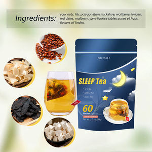Teh Herbal Suanzaoren Sleepy Tea 100% Alami, Teh Tidur yang Membantu Tidur - Campuran Herbal yang Menenangkan - Product Image 4