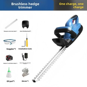 Taille-<span class=keywords><strong>haie</strong></span> sans fil 21V, cisaille à double lame au lithium, coupe-<span class=keywords><strong>haie</strong></span> léger et portatif, pour l'élagage des jardins, des arbustes et des pelouses - Product Image 4