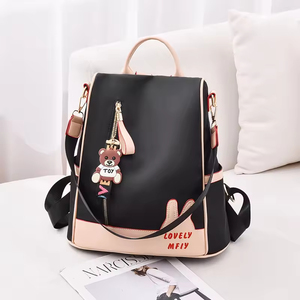 Mochila de Cuero de Gran Capacidad para Mujer, Estilo Universitario, Impermeable, de PU con Cierre de Cremallera y Función Antirrobo para Viajes - Product Image 6