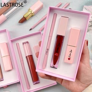 Nuove Tendenze: Kit Trucco Labbra 3 in 1 All'ingrosso per Fabbriche - Rossetto Cremoso Vellutato ad Alta Pigmentazione, Lucidalabbra Marrone Scuro, Matita Labbra Twist-<span class=keywords><strong>Up</strong></span> - Product Image 1
