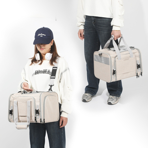 Bolsa de Transporte para Mascotas Expandible, Personalizada, Aprobada por Aerolíneas, Transpirable, Plegable, de Lados Blandos, para Viajes de Perros y Gatos - Product Image 2
