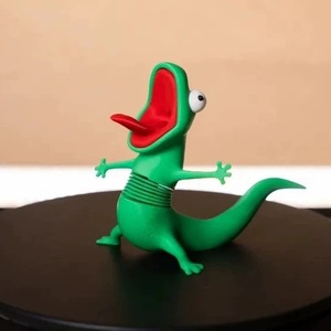 3D-Druck Bestseller Eidechsen-Memes: Lustiges, schwingendes Federmechanismus-Stressabbau-Eidechsen-Ornament, Eidechsen-<span class=keywords><strong>Meme</strong></span>-Statuenform - Product Image 5