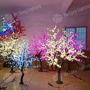 <b>Outdoor</b> Ip65 Waterproof Customized Color Rgbw Led Cherry Blossom Lights For Resort & Theme Park Decoration - Product Image 5