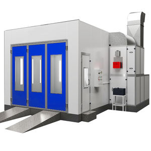 Cabine de pulvérisation de voiture électrique/Diesel/chauffage au gaz 7m * 4m taille standard salle de peinture de voiture salle de pulvérisation à base d'eau - Product Image 3