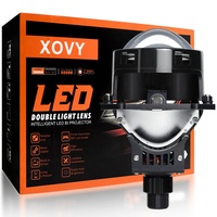 Phare de voiture à LED bi-xénon de 3 pouces, projecteur laser antibrouillard 200W, accessoires de voiture, éclairage 12V 6000K haute luminosité