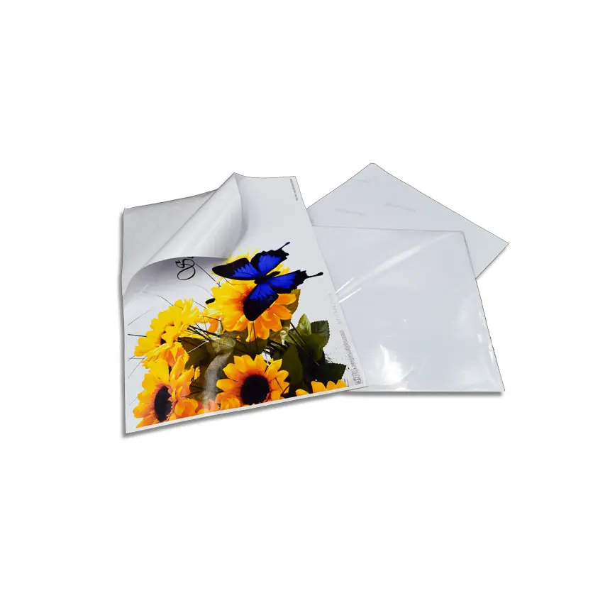 a4 a3 inkjet 115 135 150 gsm white glossy self adhesive sticker photo paper
