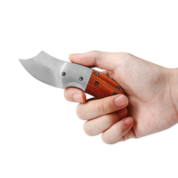 EDC Outdoor Bearing System Taschen werkzeuge Rutsch fester Holzgriff Kleine klappbare taktische Messer