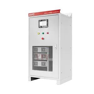 Acondicionador de voltaje activo de 200KVA, estabilizador de voltaje automático con tecnología IGBT, sistema basado en inversor, trifásico