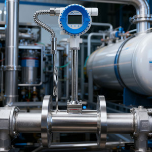 KFMH Industriesysteme Hochleistungs-Vortex-Durchflussmesser mit Schneller Reaktionszeit Präzise Durchflussüberwachung Vortex-Durchflussmesser - Product Image 1
