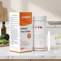 Bandelettes de test de cétone les plus vendues, bandelettes d'analyse urinaire Keto, bandelettes de test de cétose pour régime Keto et diabétiques, OEM disponible