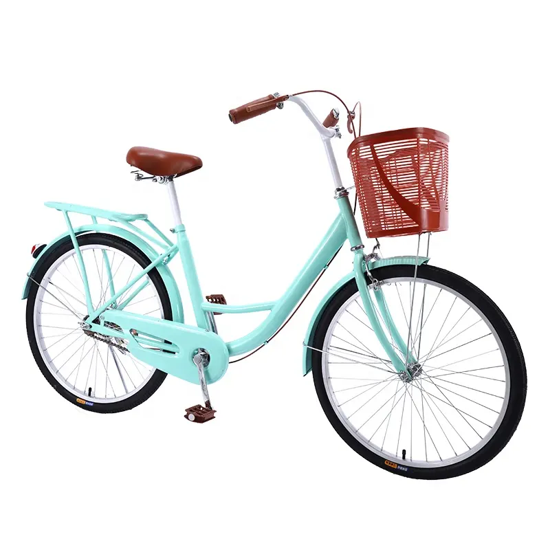 卸売OEMバイク女性用26自転車女性シティレディバイクユーティリティ自転車レディースシティバイクバスケット付き
