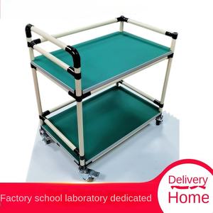 Chariot à tubes maigres multicouches avec chariot d'atelier en acier de qualité légère Étagère multicouche de tension 12V - Product Image 3