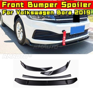 Para Volkswagen Bora 2019, Kit de Carrocería con Difusor y Protector de Parachoques Delantero, Color Negro Brillante, Pieza de Modificación - Product Image 1