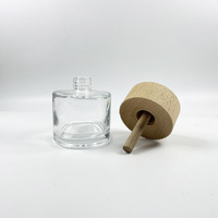 Huile essentielle aromatique 50 ml Bouteille en verre transparente Diffuseur de parfum d'intérieur Bouteilles aromatiques Bouteille de parfum d'aromathérapie