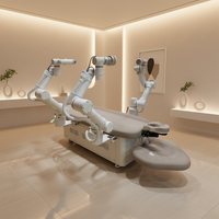 Üç Kollu Yapay Zeka Akıllı Masaj Robotu Müzikli Zamanlayıcılı Kontrol Cihazıyla Çalışan Dahili Güç Kaynağı Yatak İçi Tam Vücut Güzellik Salonları ve Spa'lar için