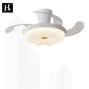 Ventilateur de plafond avec lampe pour chambre à coucher, style chinois, rétro, nouveau style chinois, silencieux, ultra-fin, forte force du vent, salle à manger - Product Image 4