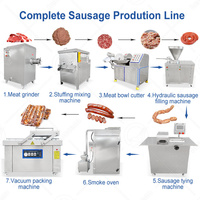 Machine automatique de fabrication de saucisses OCEAN, type hydraulique, machine de remplissage de saucisses, ligne de production de saucisses