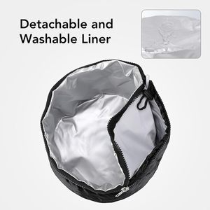 Chapeau chauffant électrique noir pour soins capillaires, avec vapeur thermique et température réglable pour usage domestique - Product Image 5