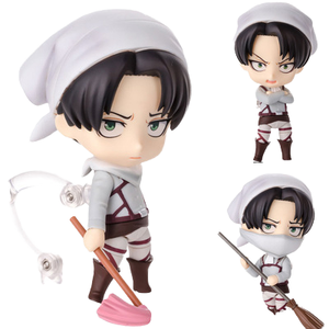 Nendo <span class=keywords><strong>4</strong></span> estilos Q versión Figma <span class=keywords><strong>Shingeki</strong></span> No Kyojin brillante PVC Anime figura de acción juguete móvil ornamento - Product Image 1