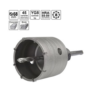 TCT Carbide Bê Tông Sâu Đá Cẩm Thạch Lỗ Saw Cutter Khoan Bit Cho 5Mm Thép Không Gỉ Tấm Kim Loại - Product Image 4