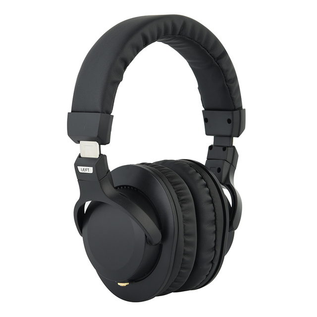 Audfine MR801X Customize Stereo Wired Over Ear Headset Headphone Noise Canceling Professional Studio DJ Headphones for Mixer CDJ
