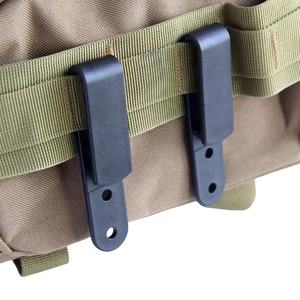 उच्च गुणवत्ता वाले मुद्रांकन काले रंग को छुपा ले प्लास्टिक होल्स्टर क्लिप धातु बेल्ट क्लिप - Product Image 6