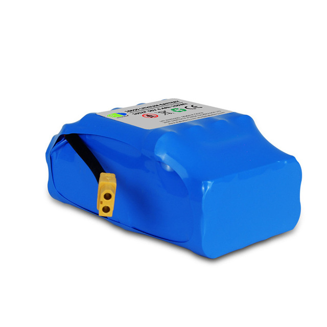 Custom 37V Battery 18650 10S2P 36V 4400mah Lithium Ion Battery Pack Rechargeable Balance Wheel Car Battery