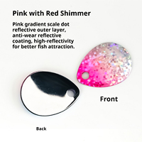 Lame de spinner en cuivre Colorado pour leurres de surface, pièces de fabrication de leurres DIY pour la pêche au brochet, eau salée, eau douce, basse, carpe