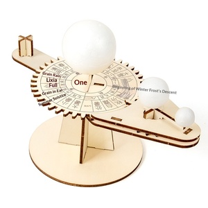 Modello Fai-da-Te del Sistema Solare con Globo a Tre Sfere Sole-Luna-Terra, Progetto Scientifico per Bambini, Materiale per Asilo e Scuola Elementare - Product Image 5