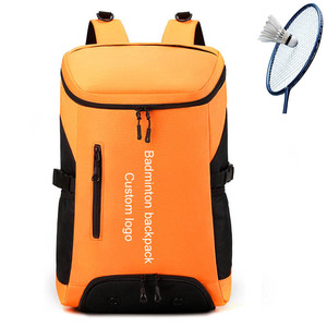 Unisex Multi-functional Water Resistant Badminton Sports Polyester 37.6L Portable Travel Bag <b>Backpack</b> <b>Large</b> Capacity Shoes - Product Image 1