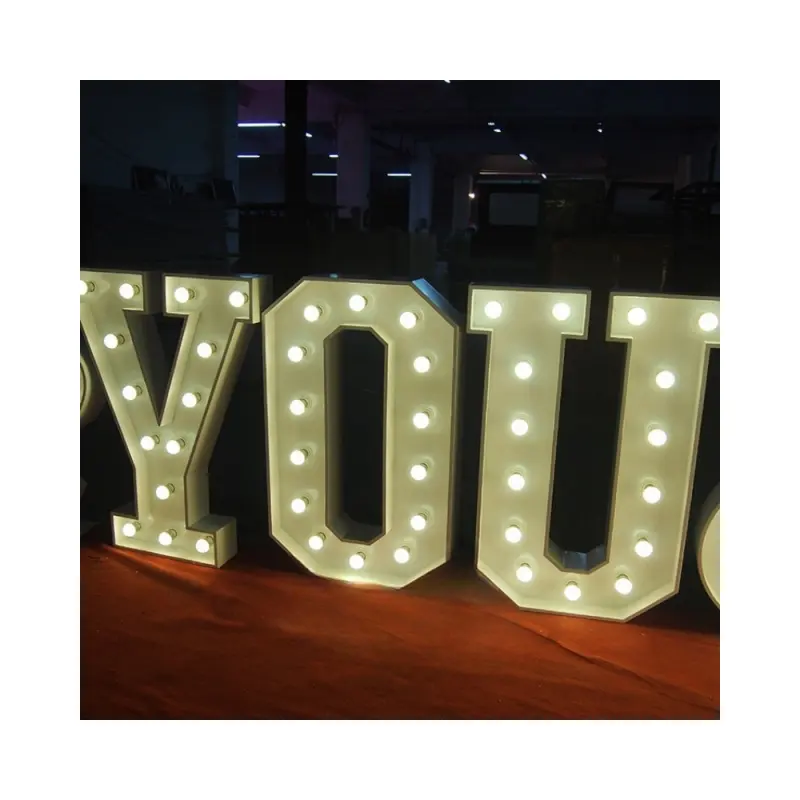 Números iluminados para decoração de aniversário DIY, números para balões, letras iluminadas para letreiro, 6 4FT