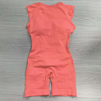 Combinaison moulante une pièce à manches courtes pour femme, dos nu, découpes, sexy, pour le sport, la gym, le yoga et l'entraînement