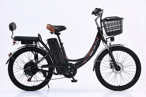 <span class=keywords><strong>Bicicleta</strong></span> Eléctrica Urbana con Envío Gratuito, <span class=keywords><strong>Bicicleta</strong></span> Eléctrica de 48V para <span class=keywords><strong>Mujer</strong></span>, 350W, <span class=keywords><strong>Bicicleta</strong></span> Eléctrica Híbrida Todoterreno, <span class=keywords><strong>Bicicleta</strong></span> Eléctrica de Acero con Alto Contenido de Carbono para Damas - Product Image 6